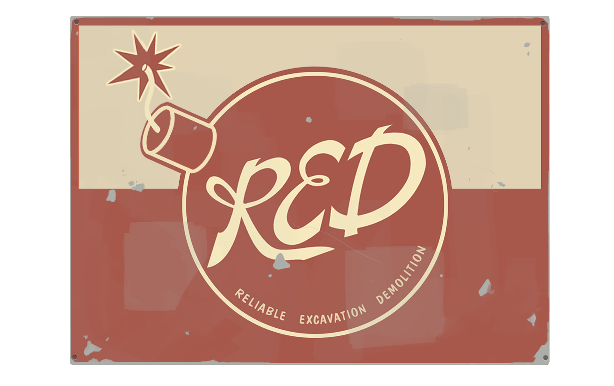 Sign RED del TF2 DIY Kit